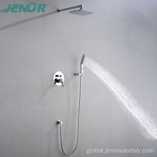 3 Function Concealed Shower Faucet Square Concealed Hot and Cold Waterfall Shower Faucet Factory